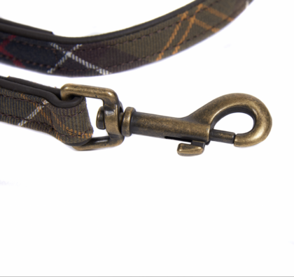 BARBOUR - Laisse cuir tartan