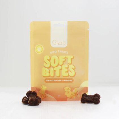 GIZZLS - Friandises beurre de cacahuète et banane