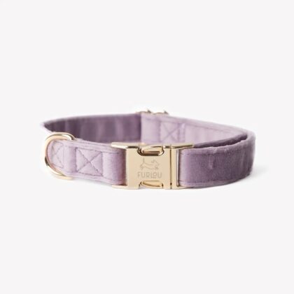 FURLOU - Collier VELVET lilas