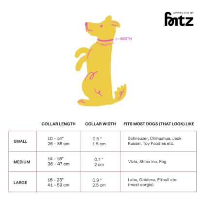 APPROVED BY FRITZ - Collier imperméable bordeaux